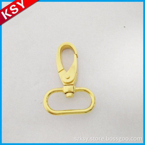 Latest New Design Factory Promotion Price Guangzhou Made Bag Metal Parts Dog Silver Color Snap Hook